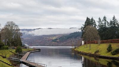 Loch Ness during a cloudy winter day. Getty Images