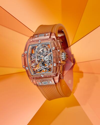 Spirit of Big Bang tourbillon by Hublot was released last month. Photo: Hublot
