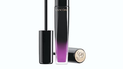 Why not complement your suntan glow with this gleaming AbsoluLacquer lip gloss, which is available in 30 shades; Dh82.50, Lancome