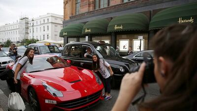 A Ferrari in Knightsbridge, London. Dan Kitwood / Getty Images