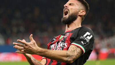Olivier Giroud earns £86,000 a week at AC Milan. EPA
