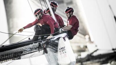 The international Extreme Sailing Series 2017 kicked off in Muscat, Oman this month. Courtesy Lloyd Images