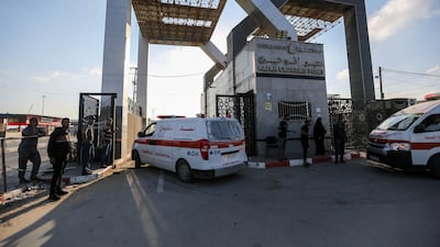 Some wounded Palestinians have travelled through the Rafah crossing to receive treatment in Egypt. Getty