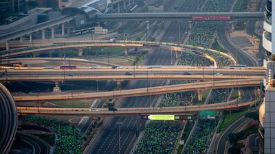 There was a 5km and a 10km route for runners to test themselves
