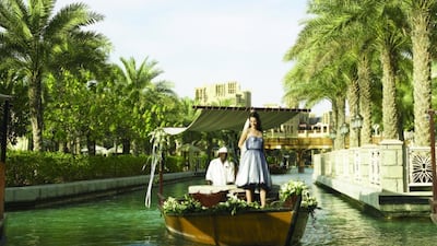 Weddings at Dubai’s Madinat Jumeirah, which can accommodate up to 4,500 people across a large lagoon. Courtesy Jumeirah