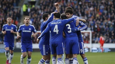 Chelsea have the chance to cement their lead at the top of the Premier League when they host Stoke City on Saturday. Lee Smith / Reuters