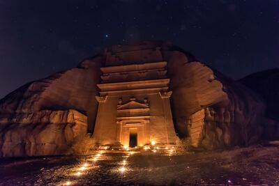 The museum of the Incense Road will overlook Hegra, the first Unesco World Heritage Site in Saudi Arabia. Photo: Film AlUla