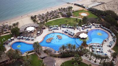 Le Meridien Al Aqah Beach Resort in Fujairah. (Photo by: Sarah Dea/The National)