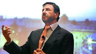 Sir Rocco Forte who has opened his first hotel in the Middle East in Abu Dhabi.