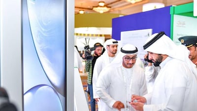 Sheikh Ahmed bin Mohammed, the son of the Vice President and Ruler of Dubai, opens this year's Hemaya International Forum. Dubai Media Office