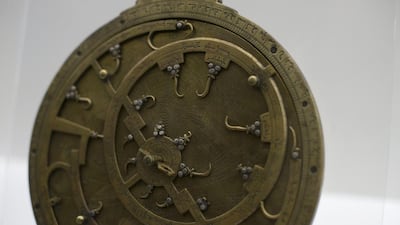 This Planispheric Astrolabe dated 1135 AH (Islamic Calendar), which was recently on display in Spain, helps demonstrate the interconnection of Eastern and Western cultures. (AP Photo/Laura Leon)