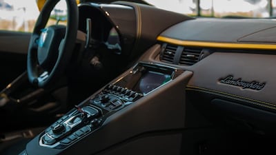 The new three-floor Lamborghini outlet is the marque's largest showroom in the world. Victor Besa for The National