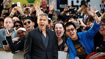 Actor George Clooney arrives on the red carpet for the film 'Suburbicon' at the Toronto International Film Festival (TIFF) in Canada. Mark Blinch / Reuters