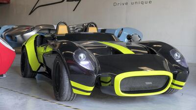The Design-1 is hand-built at the Jannarelly factory in Dubai. Antonie Robertson / The National