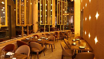 The interior of Farzi Café, located in City Walk. Courtesy Farzi Café