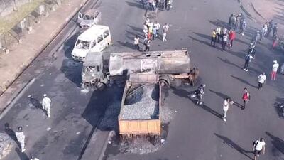 Connaught Hospital said 92 bodies had been brought in by Saturday morning. About 30 other severely burnt victims were not expected to survive. Reuters