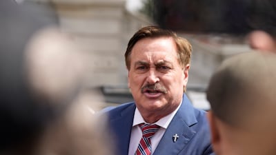 MyPillow chief executive Mike Lindell had gained more than 35,000 followers before his account was banned again. AP