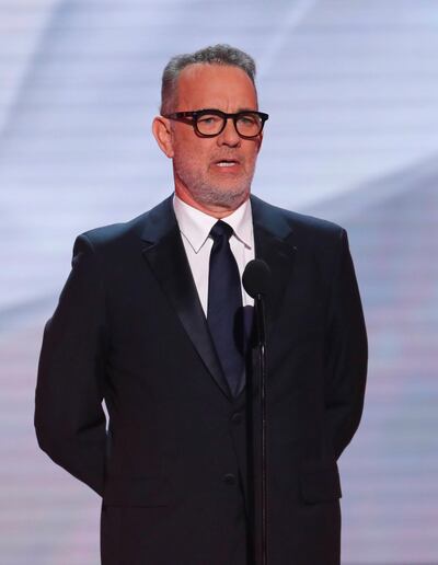 Tom Hanks at the Screen Actors Guild Awards on January 27, 2019. Reuters