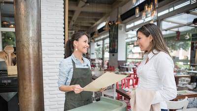 Hosts and hostesses: Dh5,500 - Dh7,500. Fluent English and Arabic speakers can expect to earn more, while a smart appearance goes a long way as staff will often be the welcoming face of their employer for customers. Getty Images