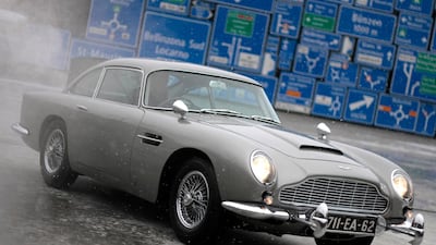 The 1964 Aston Martin DB5, made famous in the James Bond movies 'Goldfinger' and 'Thunderball'. Reuters.