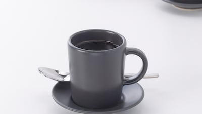 Dinera espresso cup and saucer, Dh9, Ikea