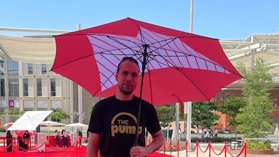 Expo fan Amine Zaanoun, from Morocco, set himself the task of visiting all 192 pavilions at the world's fair as fast as he could. He combined the feat with the Dubai Fitness Challenge. All photos: Amine Zaanoun