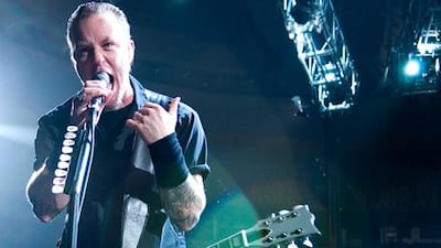 Metallica's lead singer James Hetfiled and drummer Lars Ulrich will perfom at Yas Island tonight.