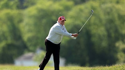 Mr Trump described the LIV-PGA merger as a 'big, beautiful and glamorous deal'. AFP