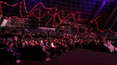 The Amr Diab concert was organised by the Saudi General Entertainment Authority after the kingdom lifted coronavirus restrictions on events in May. AP Photo