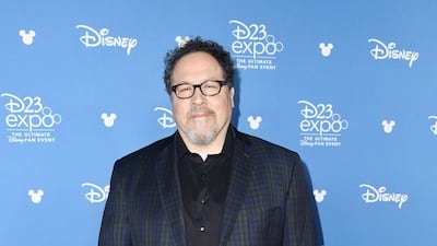Jon Favreau at the D23 Expo 2019 at Anaheim Convention Centre on August 23, 2019 in California. AFP