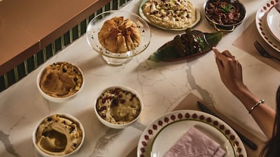 Alya serves three types of hummus, each with a distinct flavour profile. Photo: Alya