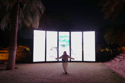 Noor Riyadh has presented about 450 works by more than 365 artists since its inception in 2021. Getty Images