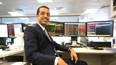 Mohamed El Jamal, the portfolio manager for Central and Eastern Europe, the Middle East and Africa at Waha Capital, says this year would be challenging for bond investors. Fatima Al Marzooqi/ The National