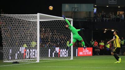 Goalkeeper: Alisson (Liverpool) – Liverpool won 3-0 at Watford, but only after Alisson made a brilliant save from Roberto Pereyra before the deadlock was broken. Reuters