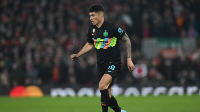 SUB: Joaquin Correa – 4. The Argentine was part of the triple substitution with 15 minutes to go and replaced Martinez. He did not trouble the defence. AFP