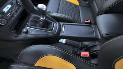 The infotainment system clear and easy to use even when you first jump into the ST. Chris Whiteoak / The National