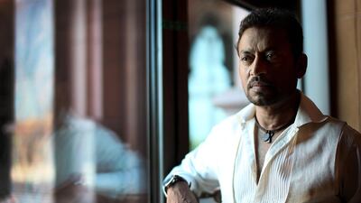 Actor Irrfan Khan at the Abu Dhabi Film Festival on Wednesday, October 20, 2010. Delores Johnson / The National