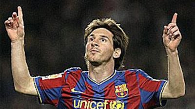 Lionel Messi has won five trophies this calendar year with Barcelona.