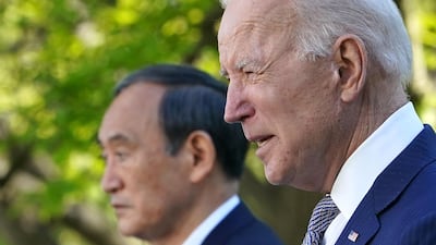 US President Joe Biden indicated his pleasure that Iran has continued to participate in indirect talks with the US in Europe. AFP