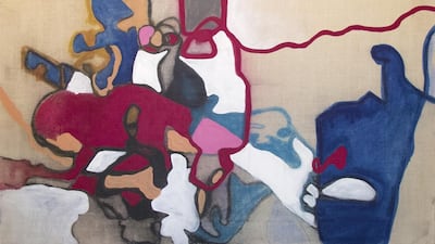 In Search of Magic I by Noor Al Suwaidi, Acrylic on linen, 2014 (Courtesy: Noor Al Suwaidi and Cuadro Gallery)