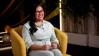 Zenn Ariane Garceles, the Filipina winner of Dh5 million. Photo: The UAE Lottery