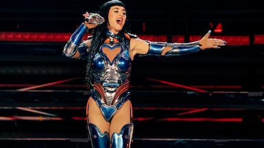 Katy Perry brought her The Lifetimes Tour to Abu Dhabi Grand Prix. Photo: Ethara