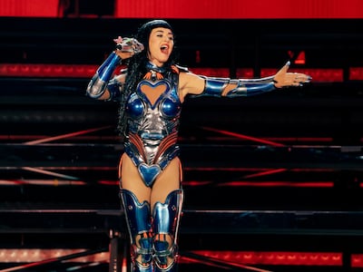 Katy Perry at Etihad Park, Abu Dhabi. Photo: Ethara
