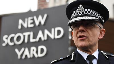 The British Metropolitan Police’s acting deputy commissioner and head of counter terrorism, Mark Rowley said seven have been arrested in the investigation into the London attack. Justin Tallis / AFP Photo