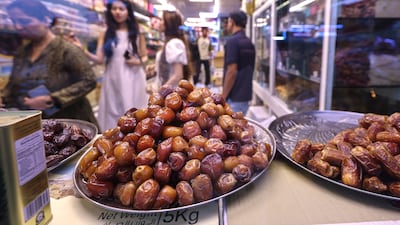 Abu Dhabi Dates Market is set for a surge in visitors throughout Ramadan. All photos: Victor Besa / The National