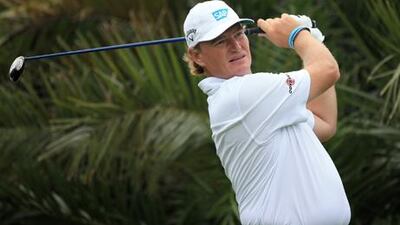 Ernie Els in action at the Volvo Champions in Durban.