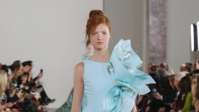 A look from the Georges Chakra spring / summer 2020 couture collection. Courtesy Georges Chakra