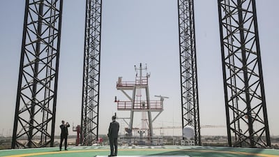 Gulf Marine Services is to provide two jackup vessels for the offshore wind project in the UK. Mona Al Marzooqi / The National