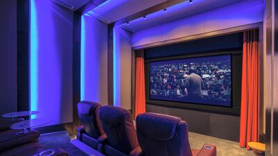 The private cinema. Courtesy Luxury Property