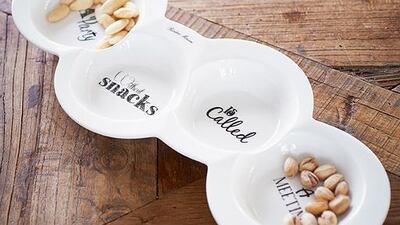 Snack holder. Courtesy Blanc d'Ivoire Dubai